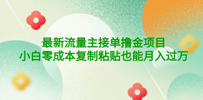 公众号最新流量主接单撸金项目，小白零成本复制粘贴也能月入过万-云网创资源站