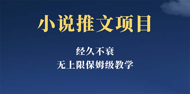 经久不衰的小说推文项目，单号月5-8k，保姆级教程，纯小白都能操作-云网创资源站