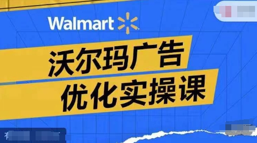 沃尔玛超市广告销售实操课，广告宣传汇报实际操作解读，广告宣传怎样提高转化ROAS等-云网创资源站